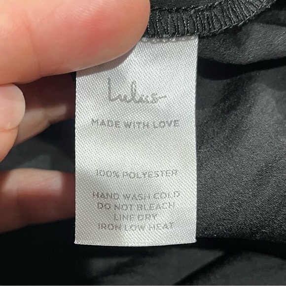 Lulus Maxi Dress Size Small Black Tank Minimalist Slinky Casual Beach Vacation - Picture 8 of 9